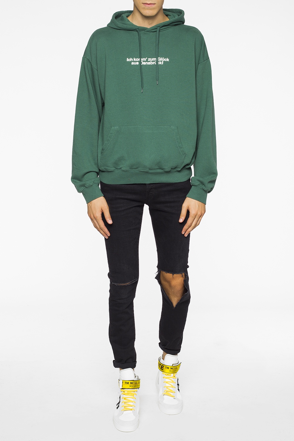 Green Printed sweatshirt VETEMENTS - Vitkac Canada